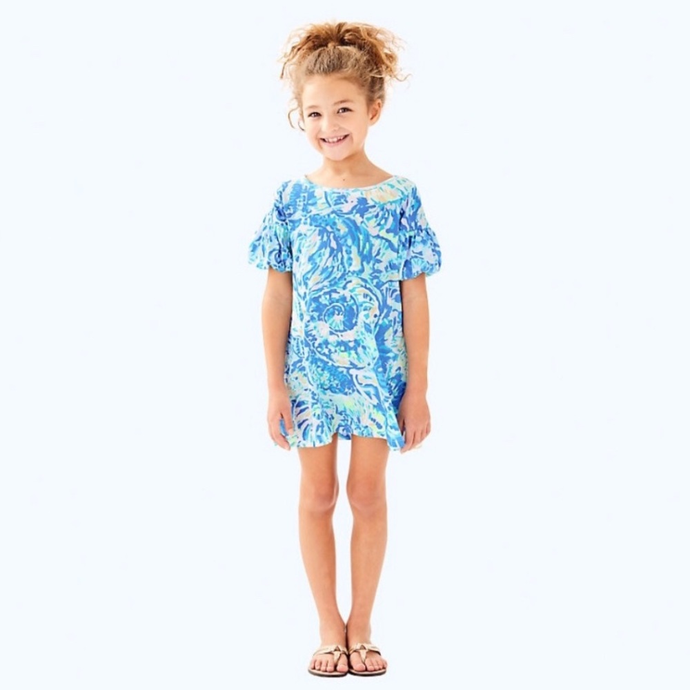 Lilly Pulitzer Mini Lindell Puffed Sleeve Dress XS